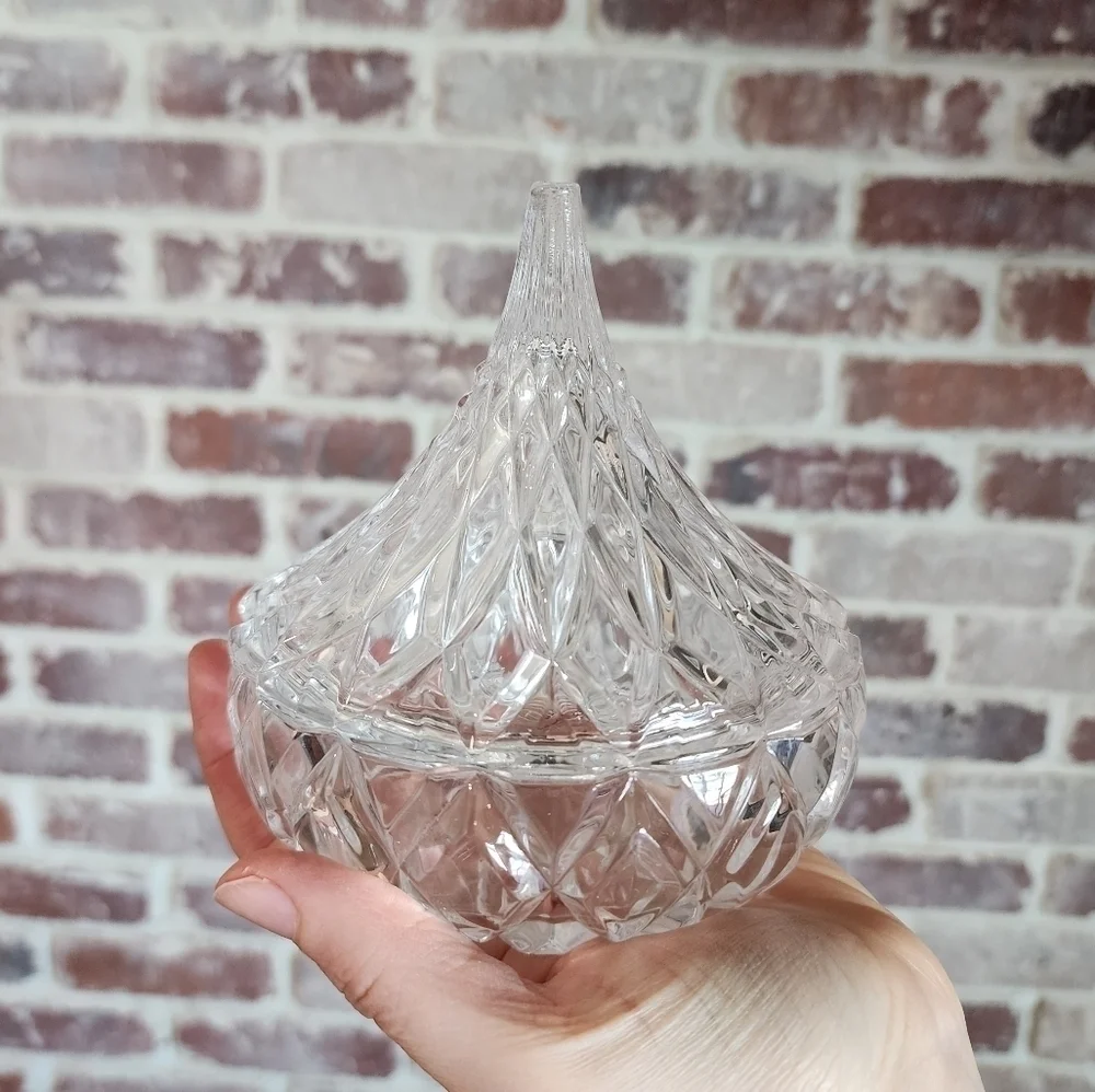 Hershey's Kisses Licensed Crystal Covered Candy Dish